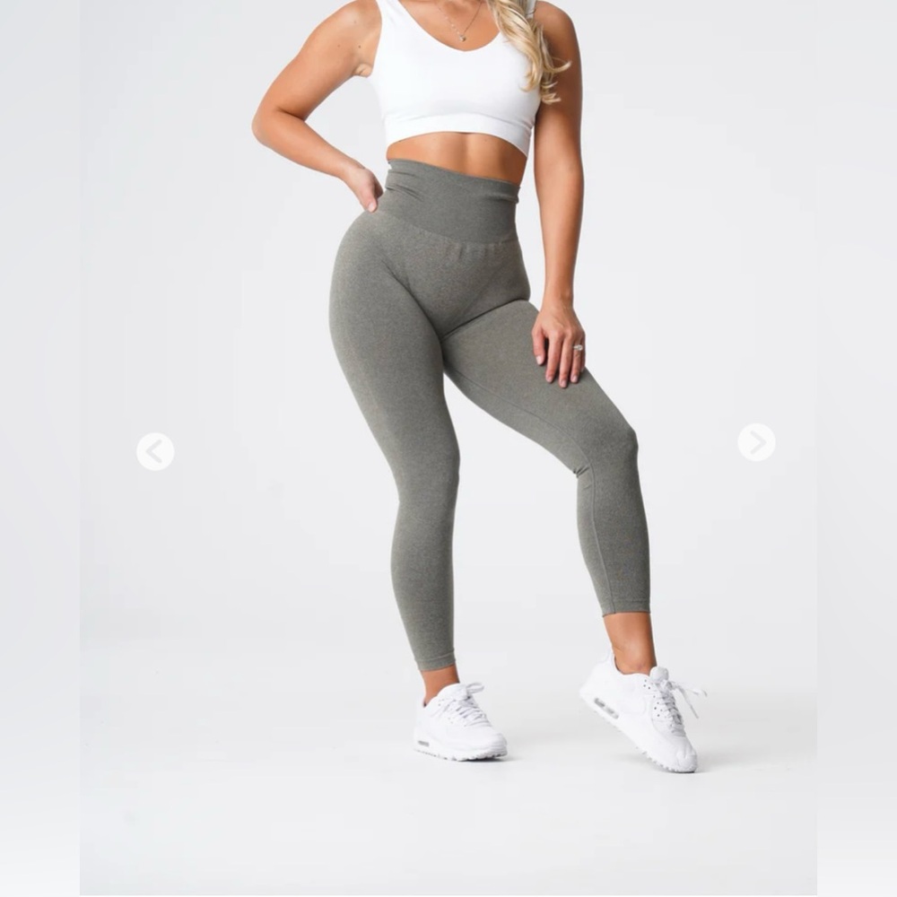 Nvgtn Khaki Green NV Seamless Leggings - L
